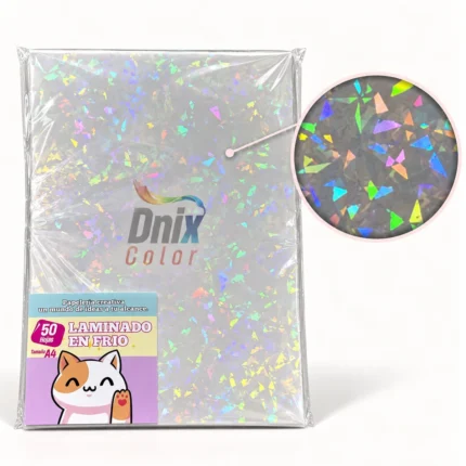 Laminado en Frío Efecto Fragmentado A4 por 50 hojas DNIX COLOR