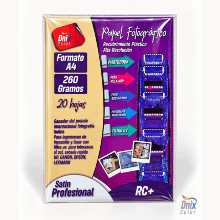 Papel fotográfico RC+ DNIX COLOR